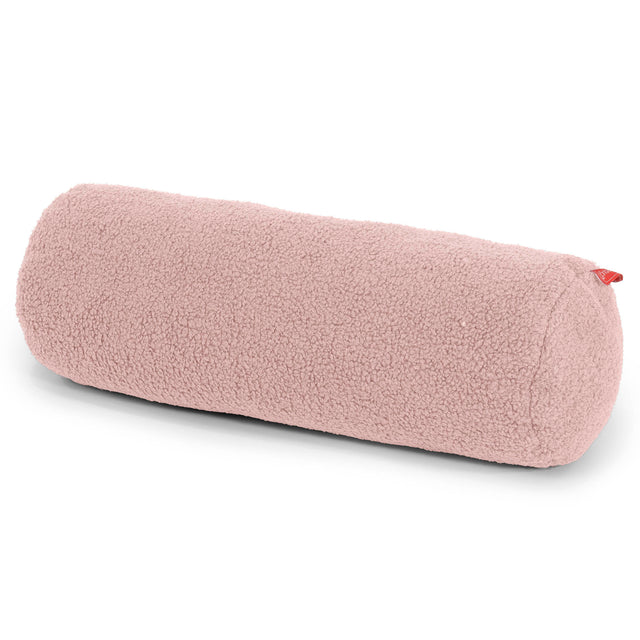 Cylinderkuddfodral 20 x 55cm - Boucle Rosa 01