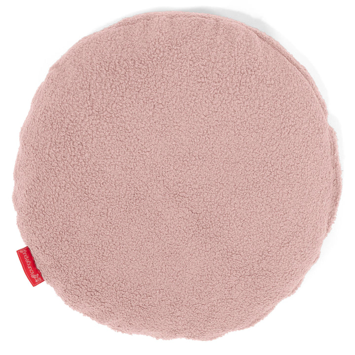 Kuddfodral Rund 50cm - Boucle Rosa 01