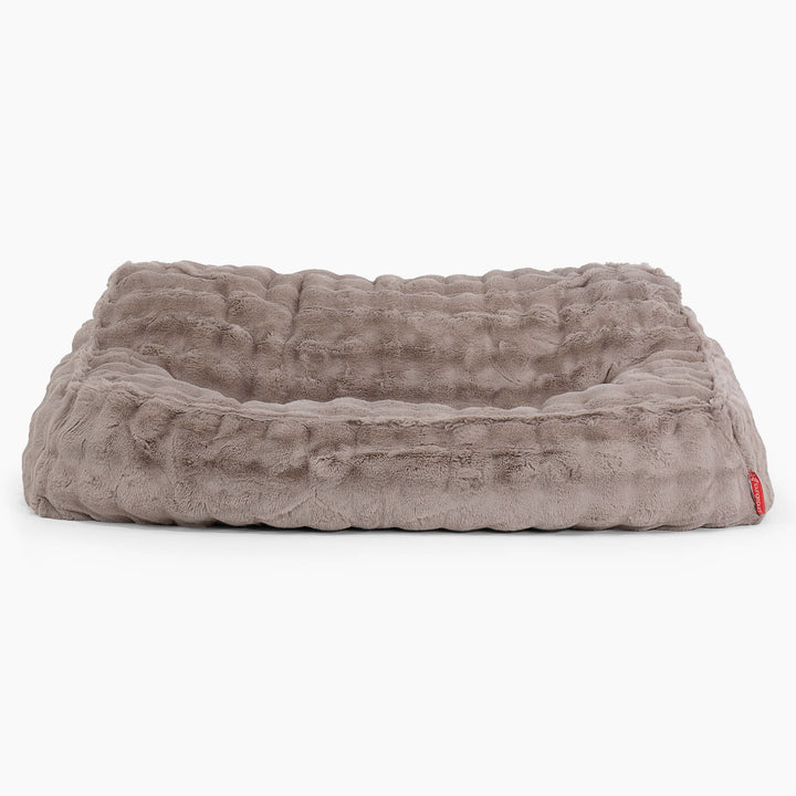 Saccosäcksoffan Sloucher - Fuskpäls Bubble Minkbrun 02