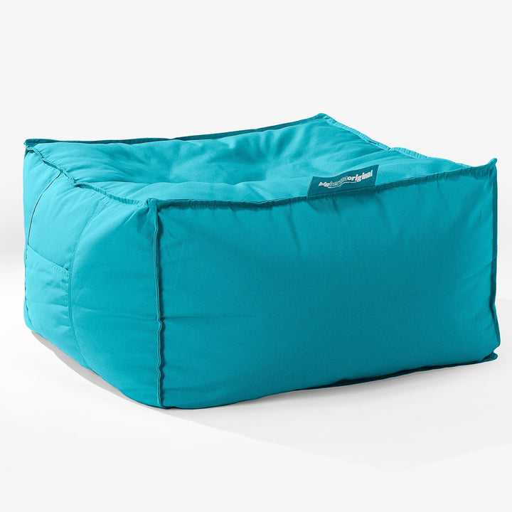 SoleiStorm™ Ultra 2000 h+ Sittpuff Fyrkantig för Utomhusbruk - Cyan 01