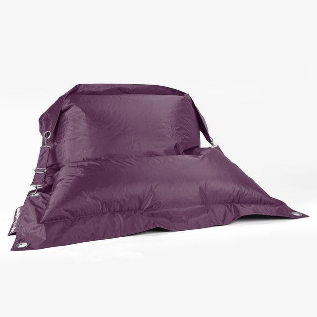 Saccosäck XXL Outdoor 'Med Remmar' - SmartCanvas™ Lila 01