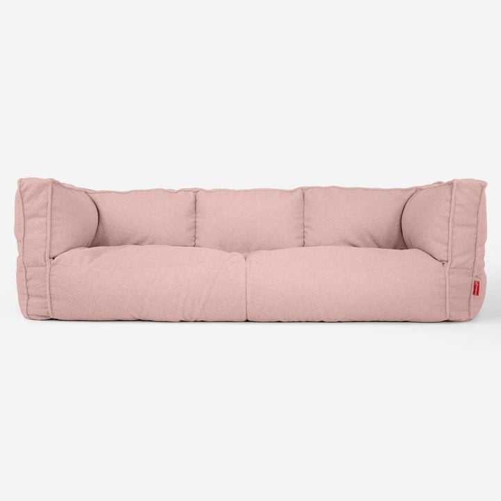 Albert 3-sits Saccosäcksoffa - Boucle Rosa_01