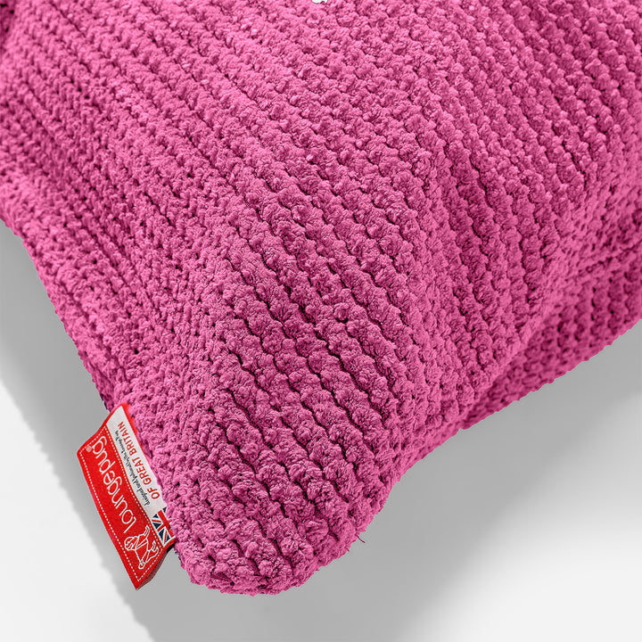 Cylinderkudde 20 x 55cm - Pom-pom Rosa 03