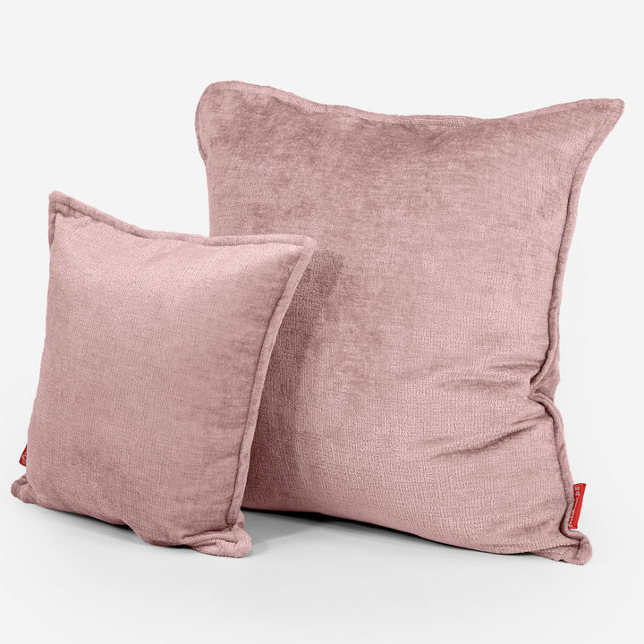 Kuddfodral 47 x 47cm - Chenille Rosa 02