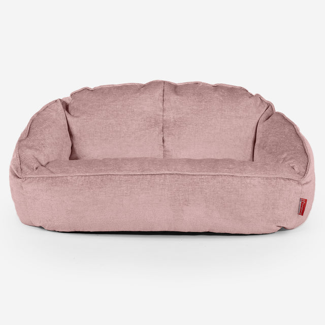 Saccosäck Soffa Bubble - Chenille Rosa 01