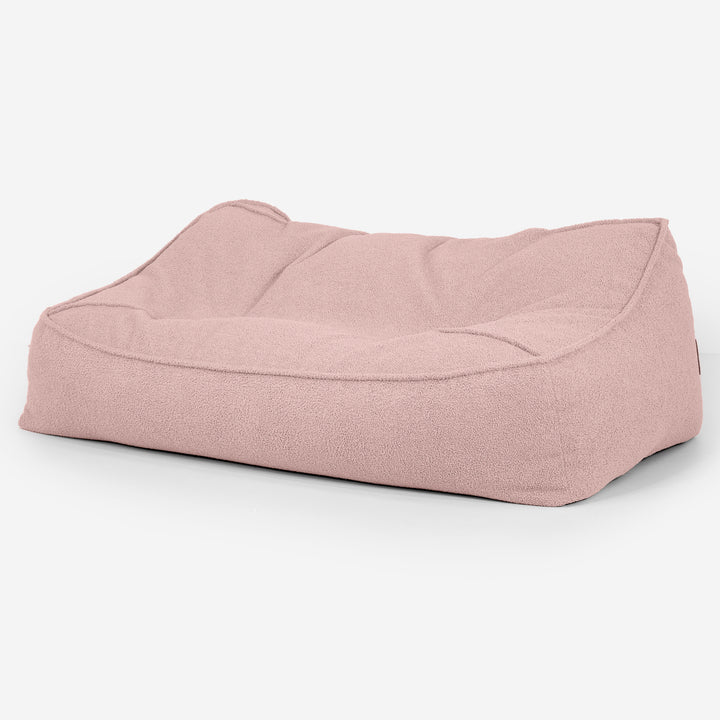 Saccosäcksoffan Sloucher - Boucle Rosa_03