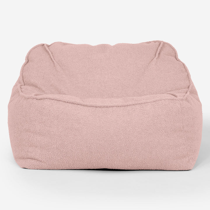 Saccosäckstolen Sloucher - Boucle Rosa_01