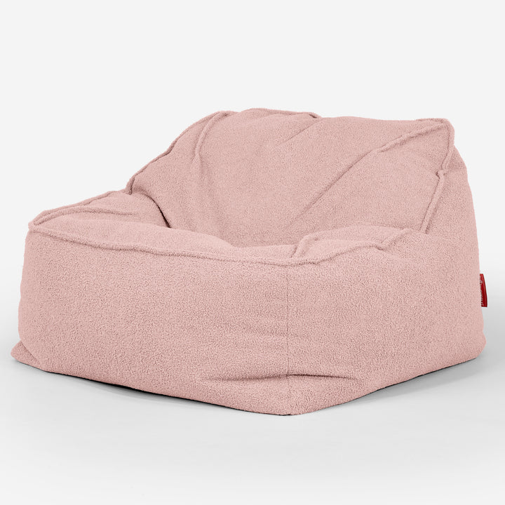 Saccosäckstolen Sloucher - Boucle Rosa_03